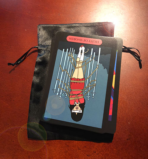 Eight of Swords, Reversed.