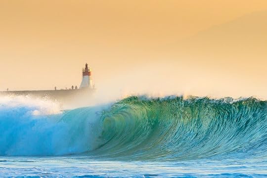 Hossegor Beach Wave in French Basque Country