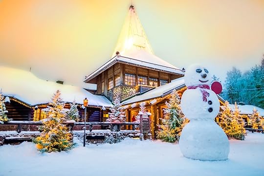 Santa claus village lapland finland