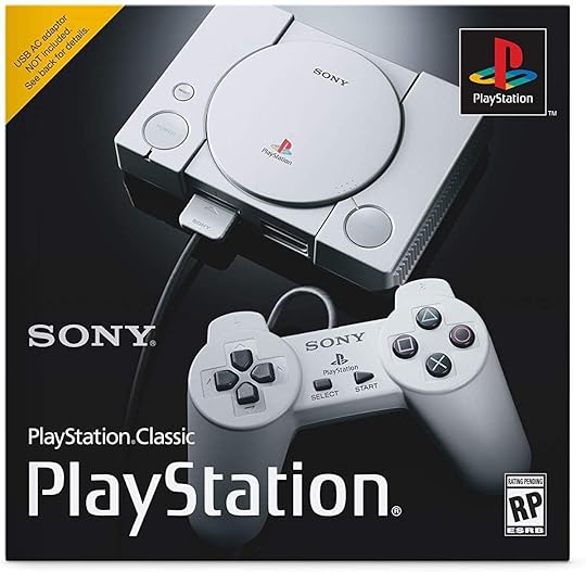 The front of the box for the PlayStation Classic