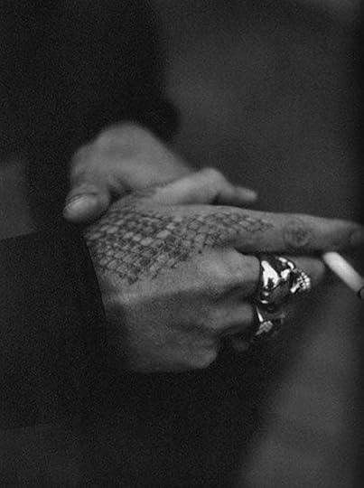 tattoo, cigarette, and black and white image