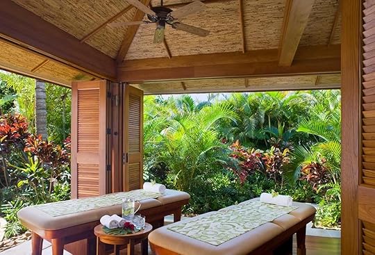Massage tables at the Grand Hyatt Kauai Resort spa