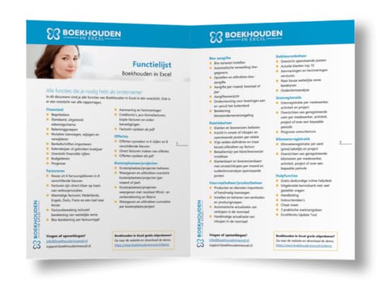Functies Boekhouden in Excel