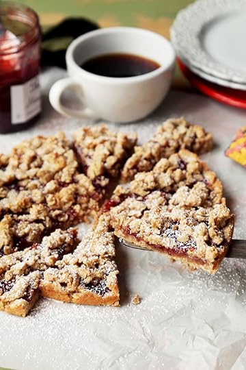 Almond Flour Strawberry Crumble Bars