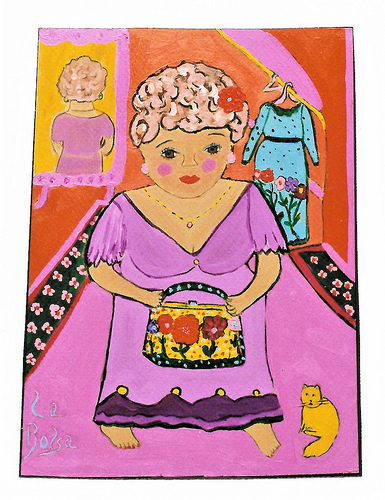 la bolsa. From Art, Memories, and Poetry: La Bolsa–The Purse, by Sonya Gonzalez 