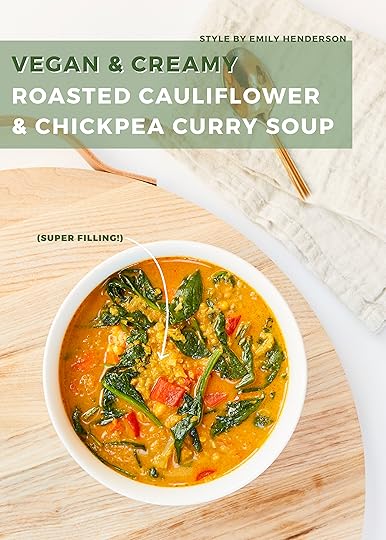 Emily Henderson Soup Saturday Creamy Vegan Roasted Cauliflower And Chickpea Curry Soup3