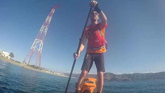 Daniel Wynn SUPing in Sicily