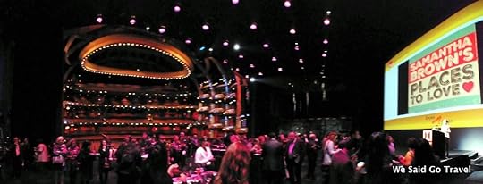 Samantha Brown speaking to JNTO at Dolby Theater