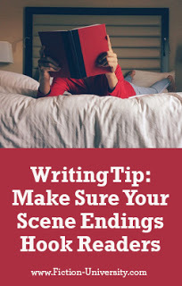 hooks, chapter endings, scene breaks, tension