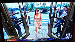 Lisa Niver at Waldorf Astoria Beverly Hills on KTLA TV