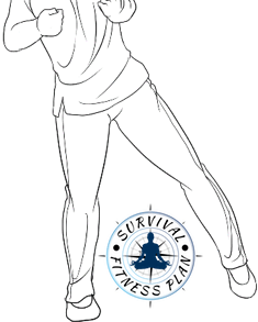 27 Wing Chun Kicks Trainings, Survival Fitness Plan