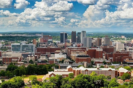 Downtown Birmingham, Alabama, from Vulcan Park