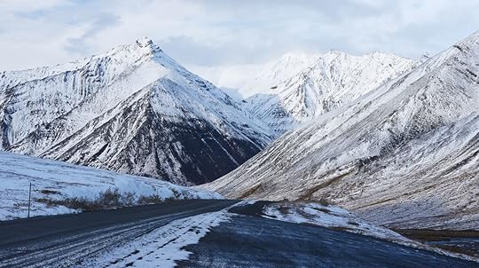 snowy mountains in Alaska