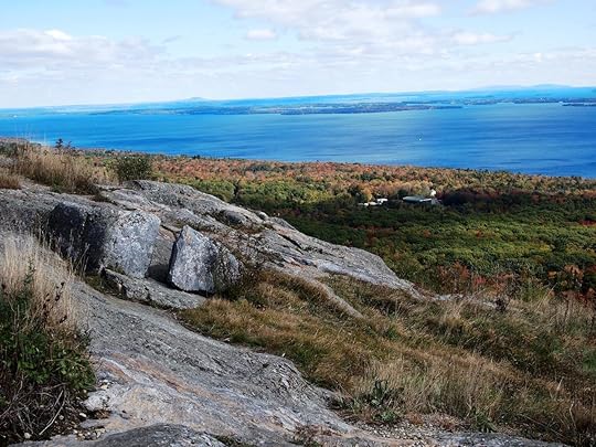 Scenic lookout in Maine