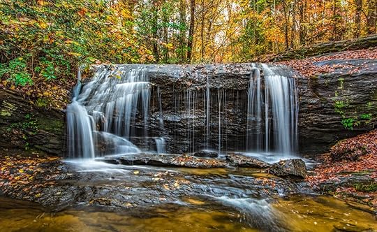 Wildcat Falls near Rock State Park in Greenville, South Carolina