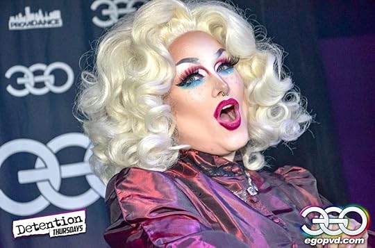 Drag queen in full make up