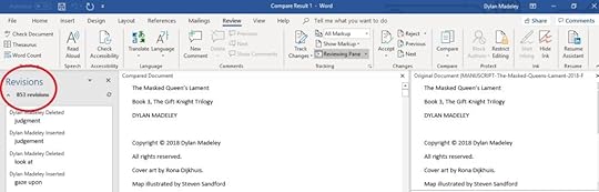 A comparison panel suggests 853 revisions between the first release and the re-release.