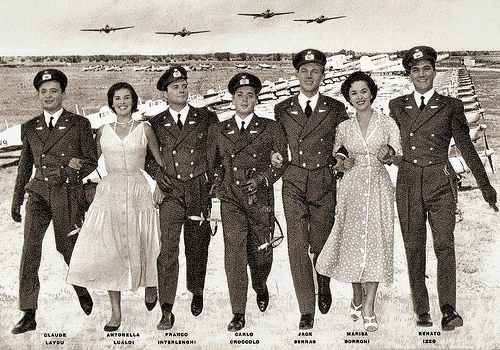 Claude Laydu, Antonella Lualdi, Franco Interlenghi and Jacques Sernas in Altair (1956)