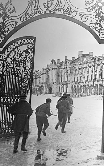 Soviet troops fighting in Pushkin district of Leningrad, Russia, 2 Jan 1944 (Russian International News Agency image #309/Boris Kudoyarov)