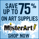 Save up to 75% on art & craft supplies
