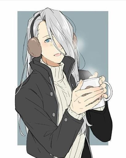 Image result for yuri on ice victor long hair
