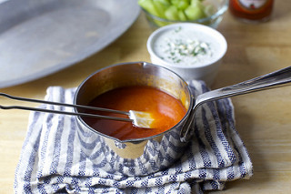 butter and hot sauce