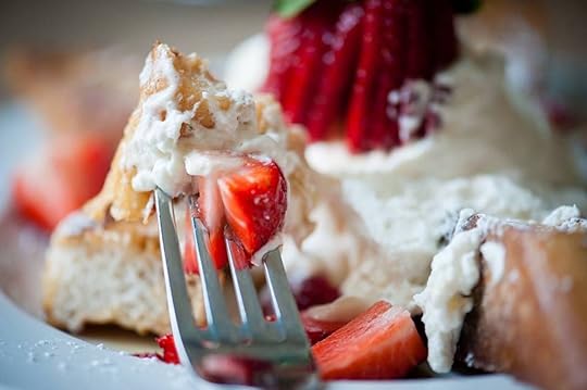 Early Girl Eatery french toast with strawberries and whipped cream