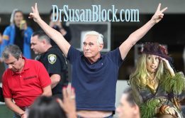 Roger Stone exits the federal courthouse Friday in Fort Lauderdale, Fla.