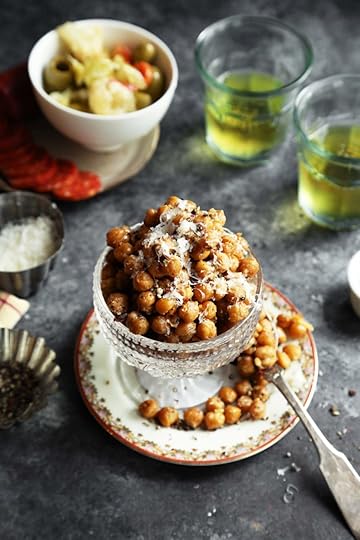 Cacio e Pepe Roasted Chickpeas