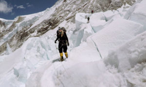 Melanie Windridge Mount Everest Khumbu Icefall by Bruno Dupety