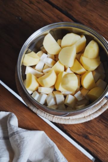resized chopped celeriac