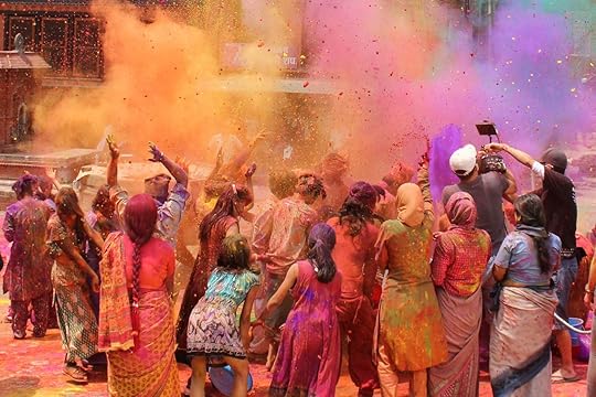 Holi festival in Nepal
