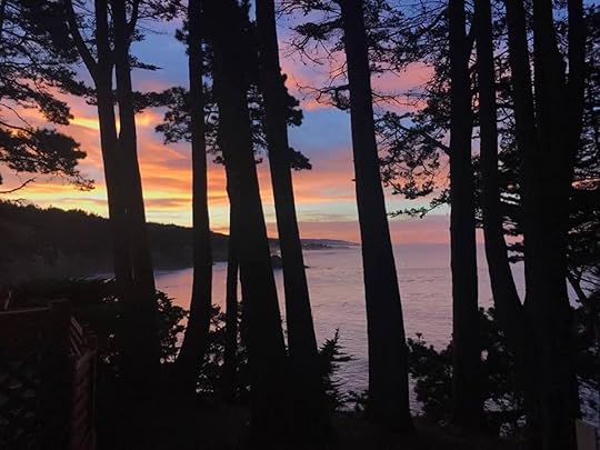 Whale Watch Inn by The Sea view at sunset