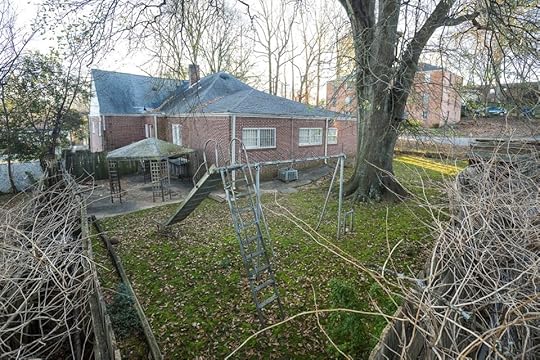 Martin Luther King, Jr.'s family home in Atlanta, Georgia view of the backyard