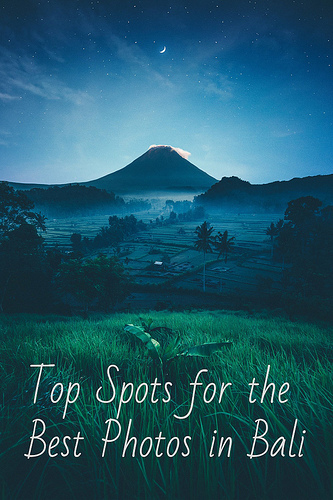 Top Spots for the Best Photos in Bali