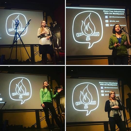 Speakers at a life Boldly Went show