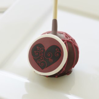 Heart Swirl Cake Pops