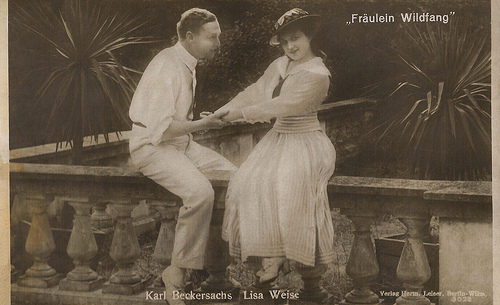 Lisa Weisse and Karl Beckersachs in Fräulein Wildfang (1916)