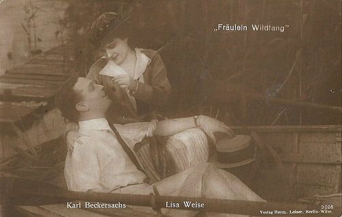 Lisa Weise and Karl Beckersachs in Fräulein Wildfang (1916)