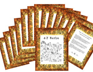 47 Herbs for Emotional and spiritual Healing, 18 pages