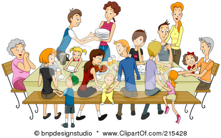 215428-royalty-free-rf-clipart-illustration-of-a-large-family-ea