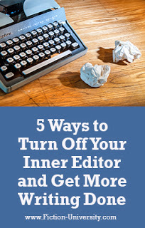 inner editor, get more writing done, productivity