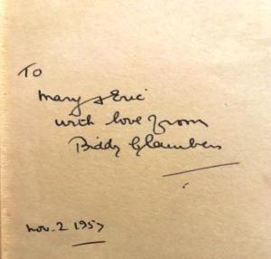 memorabilia, biographer, Mrs. Oswald Chambers, Oswald Chambers, author autograph, New Zealand. Christian Value Books, Tasmania