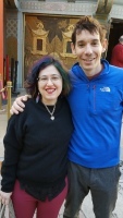Me posing with Alex Honnold