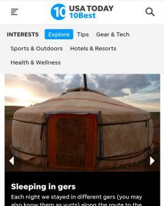 Lisa Niver's article on USA Today 10best