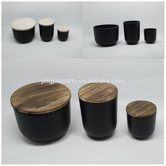 Square Glass Containers For Candles