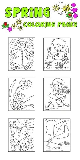 Spring Coloring Pages For Preschoolers