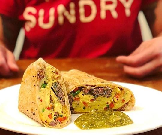 Breakfast burrito from Fostery Sundry in Brooklyn New York