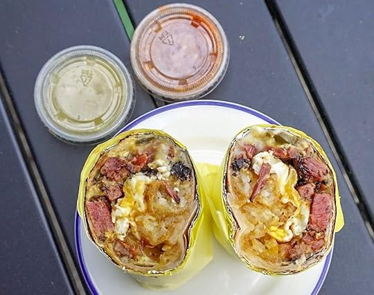 Breakfast burrito from Cofax in Los Angeles