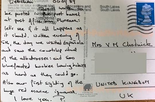 Postcard from the Galapagos Islands